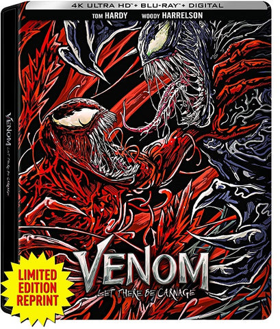 Venom Let There Be Carnage Limited Edition New 4K Mastering Blu-ray + Digital