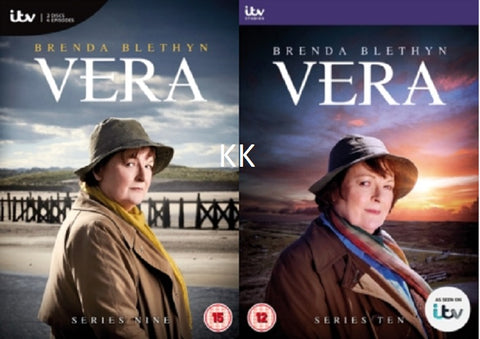 Vera Series 9 + 10 Season Nine Ten (Brenda Blethyn, Kenny Doughty) Region 4 DVD