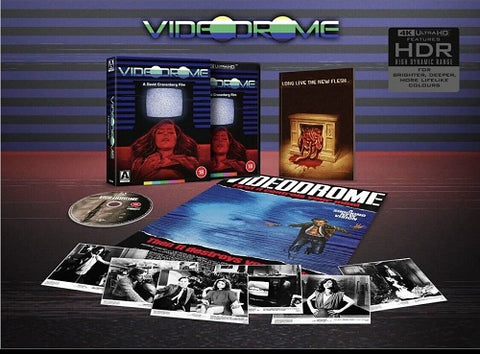 Videodrome (James Woods Sonja Smits) Limited Edition 4K Ultra HD Reg B Blu-ray