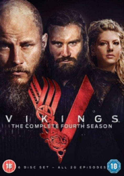 Vikings The Complete Fourth Season Series 4 Parts 1 + 2 New Region 4 DVD 6 Discs