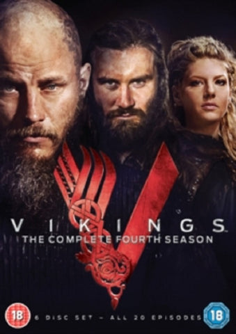 Vikings The Complete Fourth Season Series 4 Parts 1 + 2 New Region 4 DVD 6 Discs