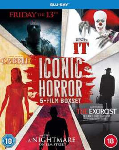 Vintage Horror Collection Exorcist + Carrie + Friday the 13th + It Reg B Blu-ray