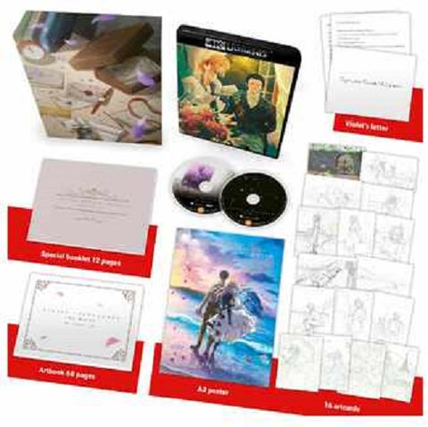 Violet Evergarden The Movie Limited Collectors Edition 4K Ultra HD Reg B Blu-ray