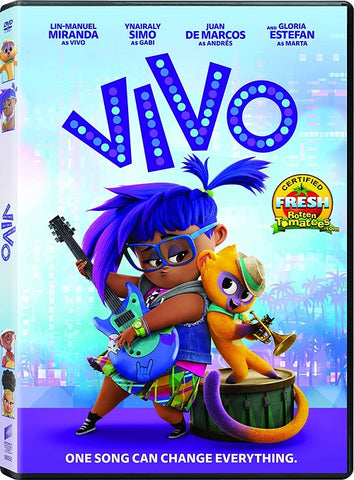 Vivo (Lin-Manuel Miranda Ynairaly Simo Zoe Saldana Gloria Estefan) New DVD