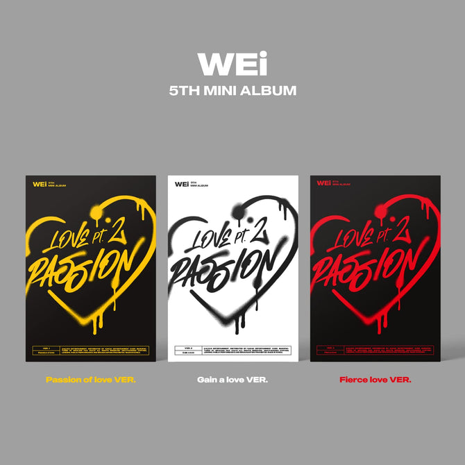 Wei Love Pt 2 Passion Two New CD + Book + Photo Book + Photos + Photo Cards