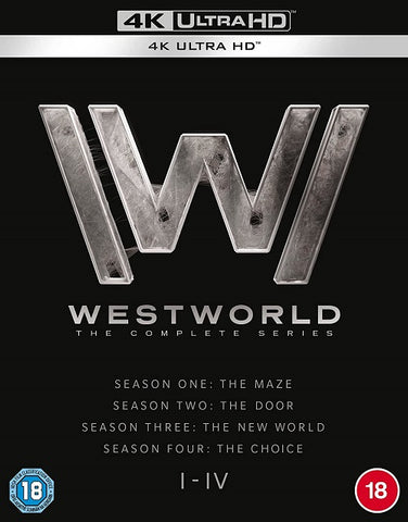 Westworld Season 1 2 3 4 The Complete Series New 4K Ultra HD Blu-ray