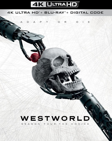 Westworld Season 4 Series Four Fourth The Choice 4K Mastering Blu-ray + Digital