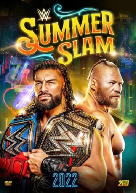 WWE Summerslam 2022 (Roman Reigns Brock Lesnar Bianca Belair) New DVD