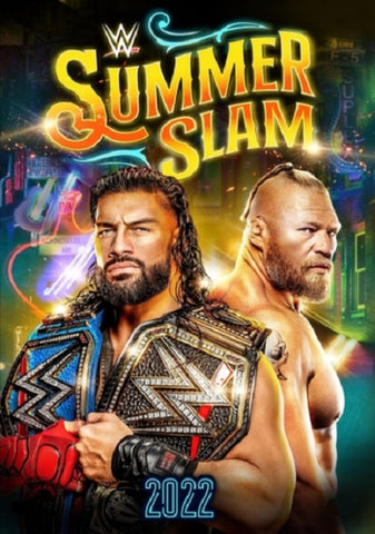 WWE Summerslam 2022 (Roman Reigns Brock Lesnar Bianca Belair) Region B Blu-ray