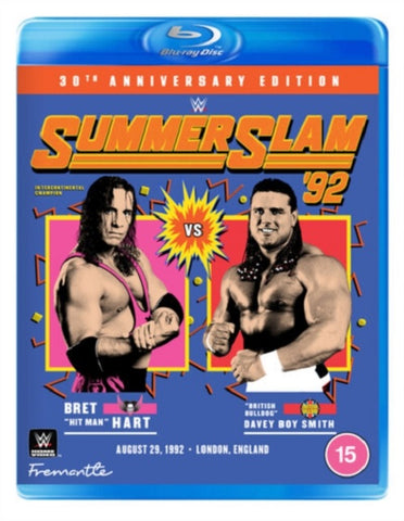 WWE Summerslam 92 30th Anniversary Edition (Bret Hart) New Region B Blu-ray