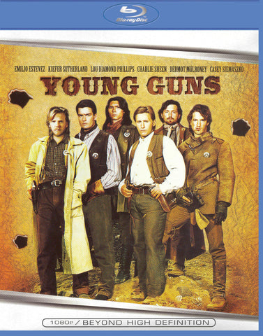 Young Guns (Emilio Estevez, Kiefer Sutherland) New Region B Blu-ray