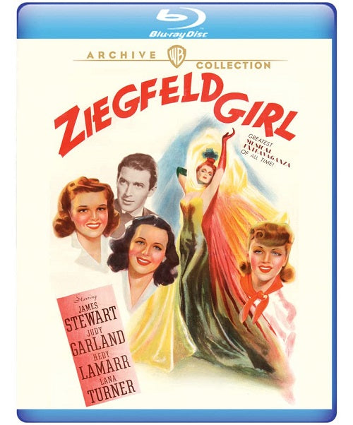 Ziegfeld Girl (Lana Turner Hedy Lamarr Jimmy Stewart James Stewart) Blu-ray