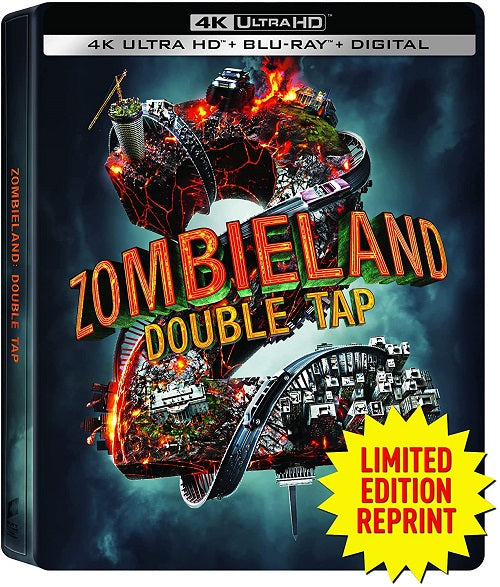 Zombieland Double Tap Limited Edition New 4K Mastering Blu-ray Digital Steelbook